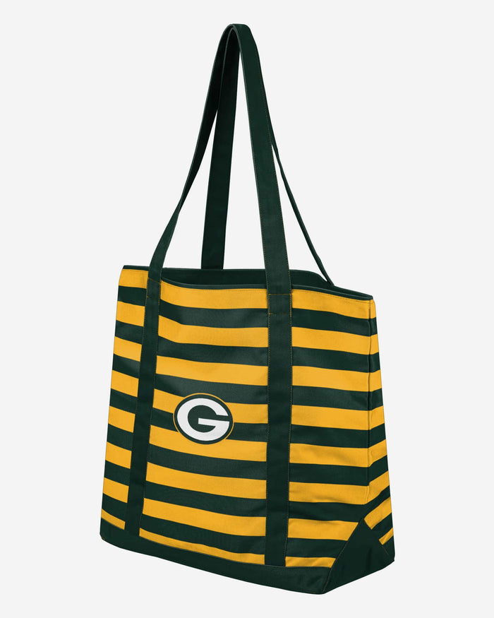 Green Bay Packers Team Stripe Canvas Tote Bag FOCO - FOCO.com