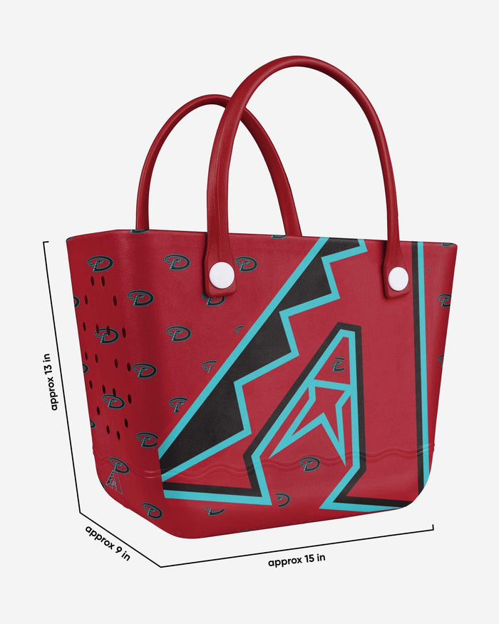 Arizona Diamondbacks Big Logo Mini Print Tailgate Tote Bag FOCO - FOCO.com
