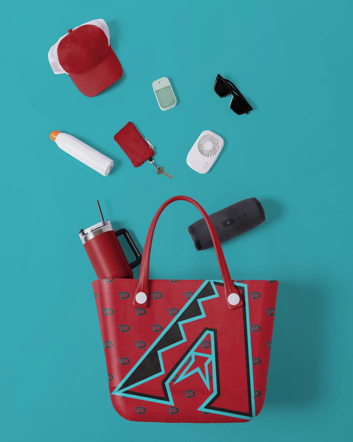 Arizona Diamondbacks Big Logo Mini Print Tailgate Tote Bag FOCO - FOCO.com