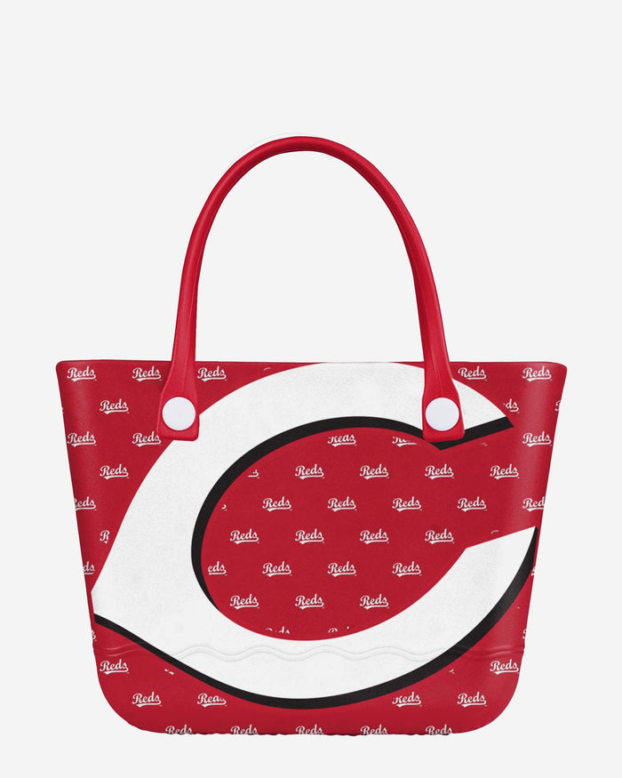 Cincinnati Reds Big Logo Mini Print Tailgate Tote Bag FOCO