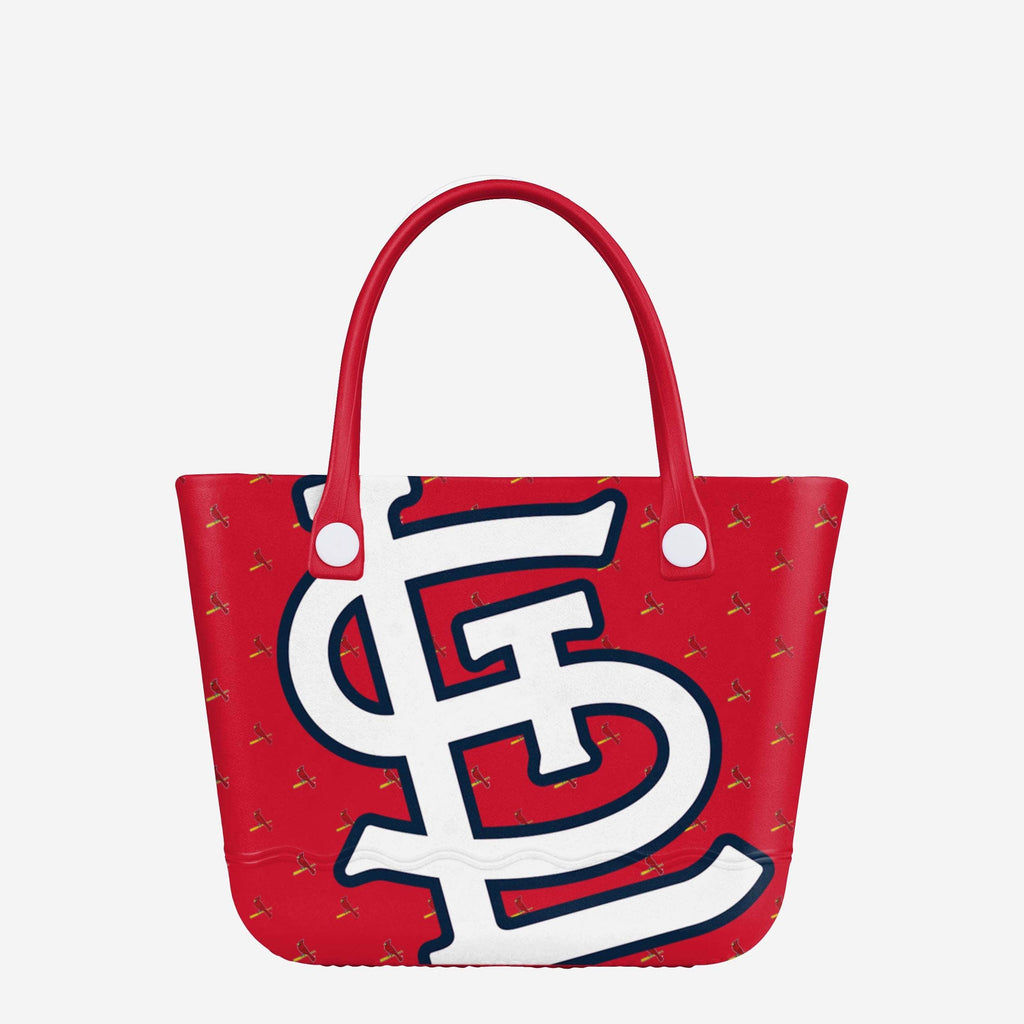 St Louis Cardinals Big Logo Mini Print Tailgate Tote Bag FOCO - FOCO.com