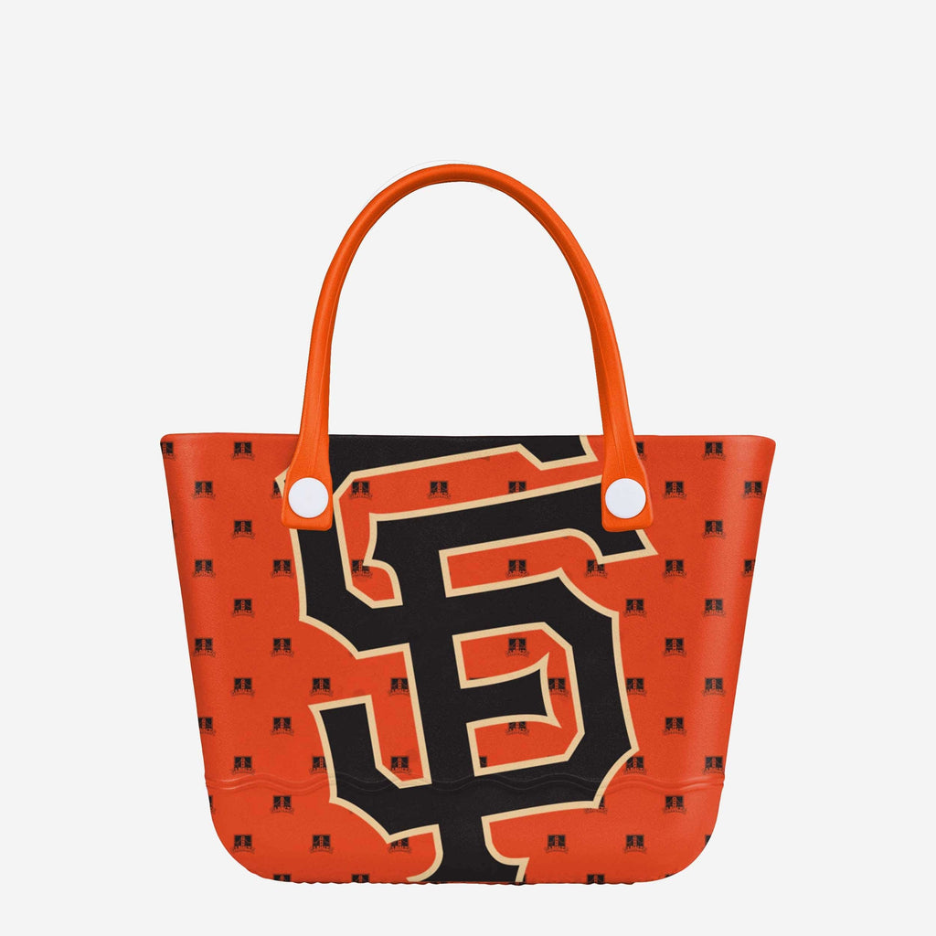 San Francisco Giants Big Logo Mini Print Tailgate Tote Bag FOCO - FOCO.com