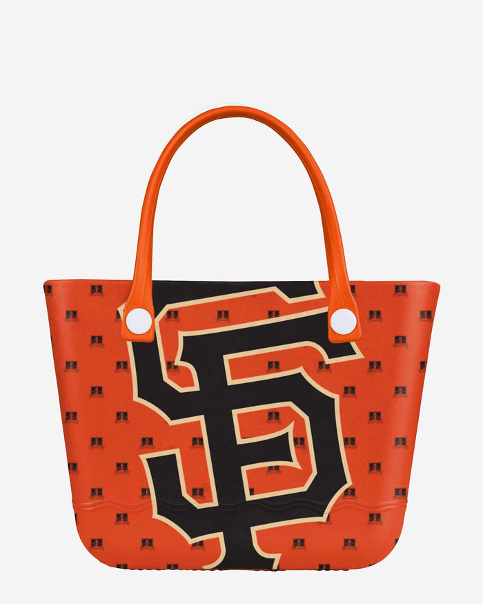 San Francisco Giants Big Logo Mini Print Tailgate Tote Bag FOCO - FOCO.com