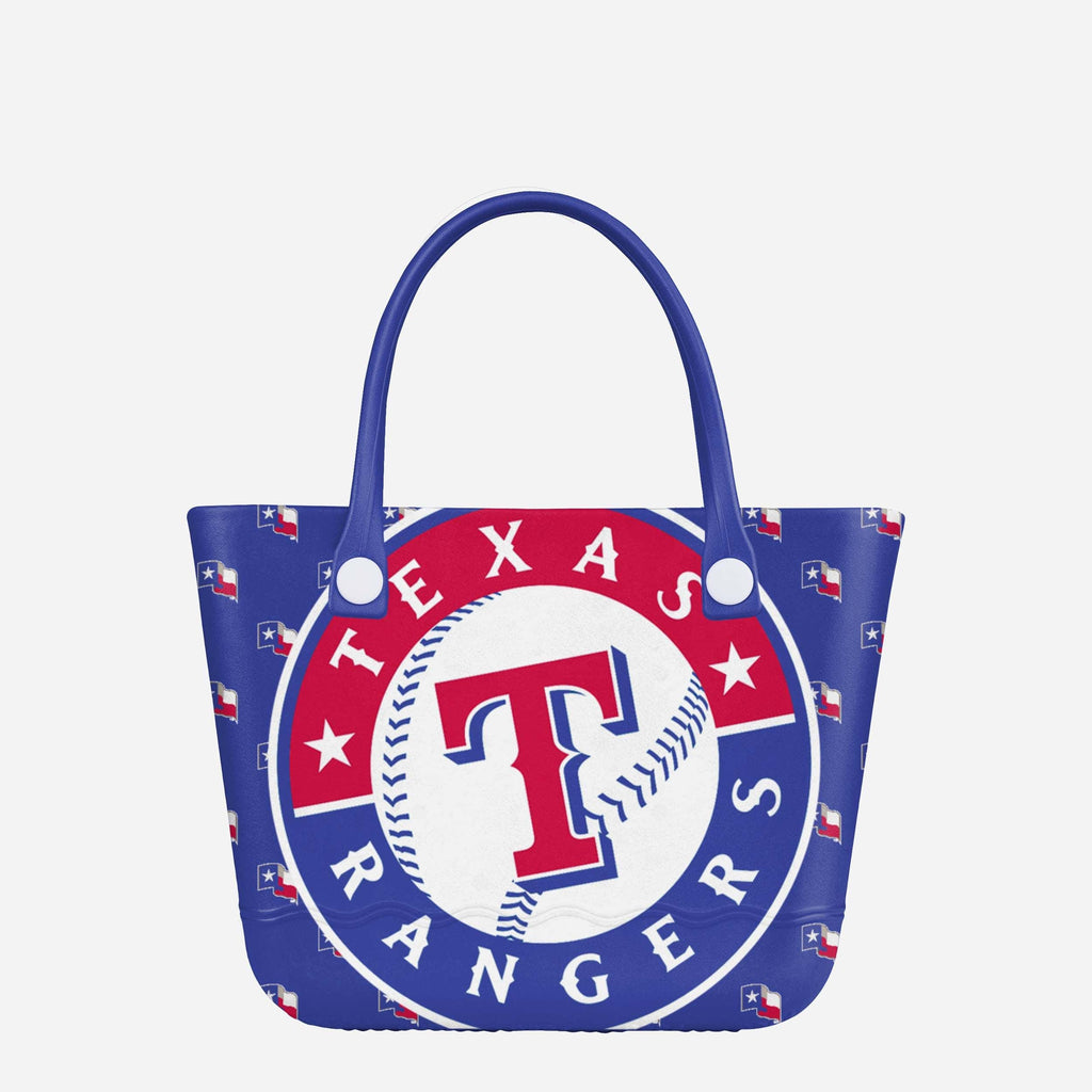 Texas Rangers Big Logo Mini Print Tailgate Tote Bag FOCO - FOCO.com