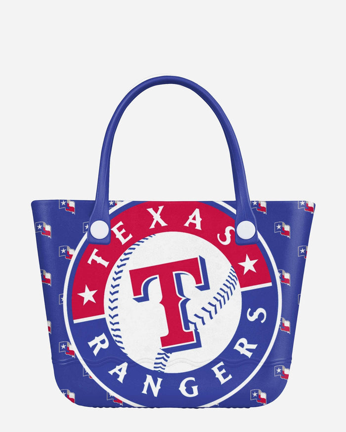 Texas Rangers Big Logo Mini Print Tailgate Tote Bag FOCO - FOCO.com