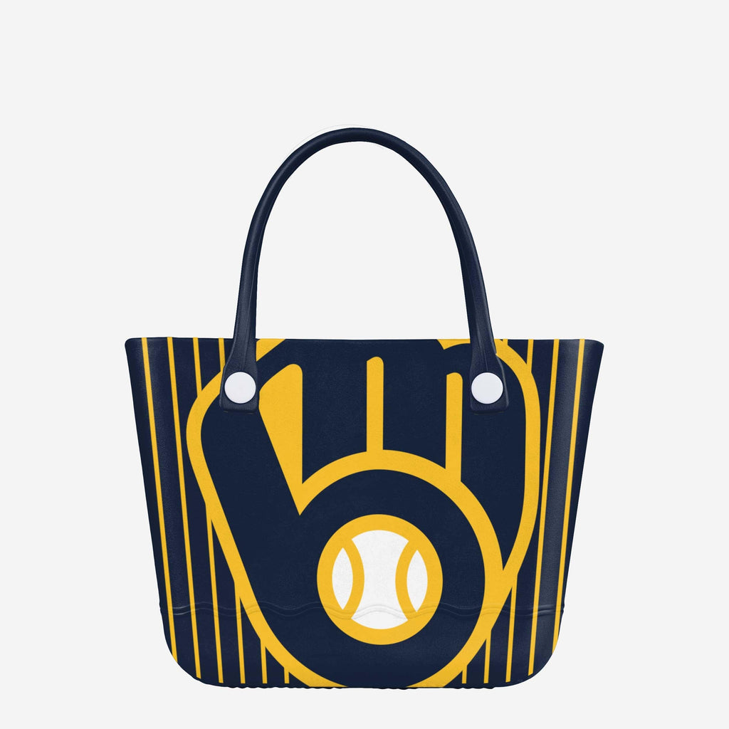 Milwaukee Brewers Pinstripe Tailgate Tote Bag FOCO - FOCO.com