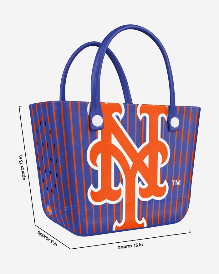 New York Mets Pinstripe Tailgate Tote Bag FOCO - FOCO.com