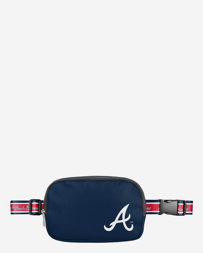 Atlanta Braves Team Wordmark Crossbody Belt Bag FOCO - FOCO.com