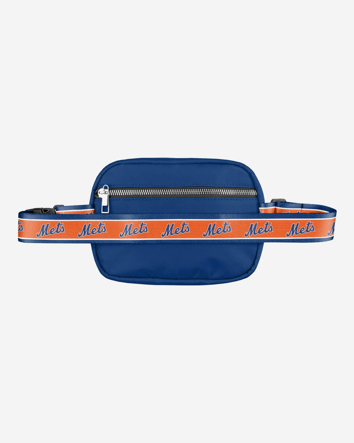 New York Mets Team Wordmark Crossbody Belt Bag FOCO - FOCO.com