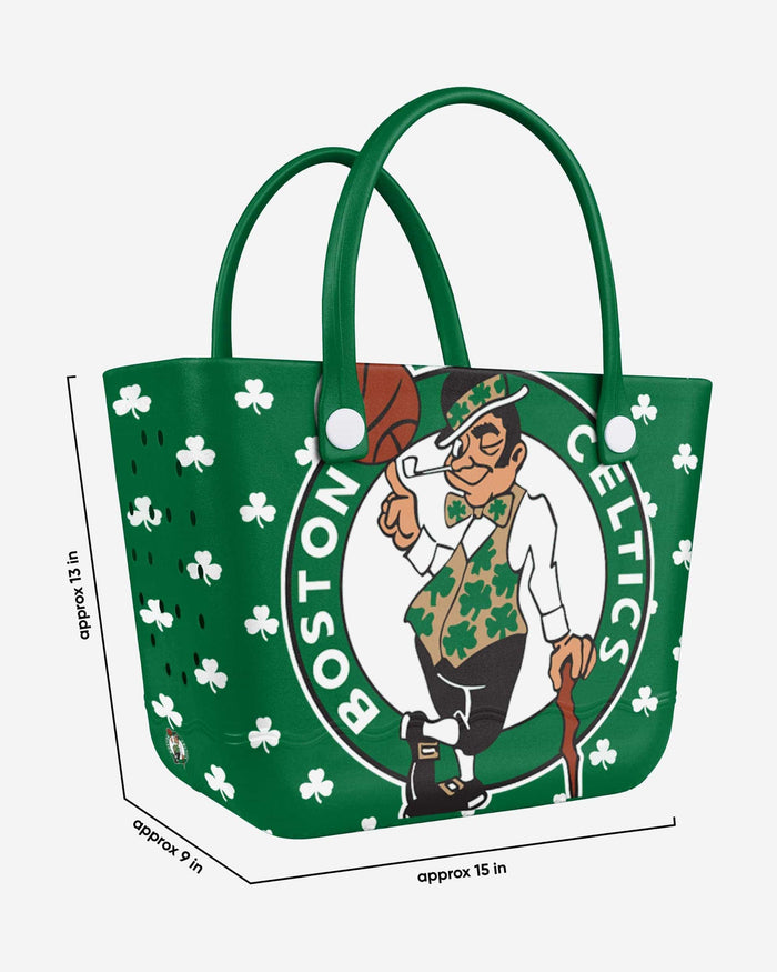 Boston Celtics Big Logo Mini Print Tailgate Tote Bag FOCO - FOCO.com