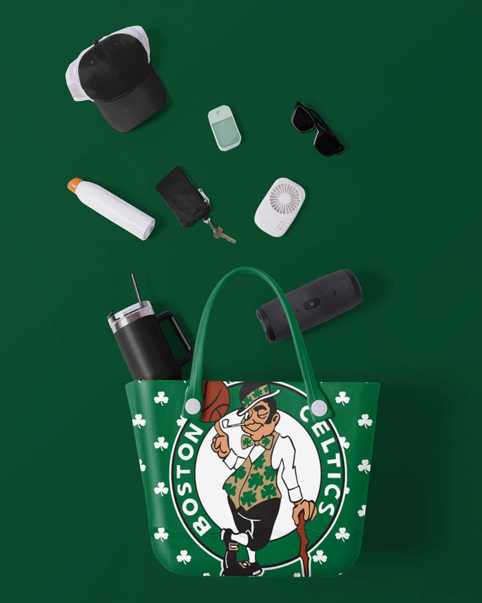 Boston Celtics Big Logo Mini Print Tailgate Tote Bag FOCO - FOCO.com