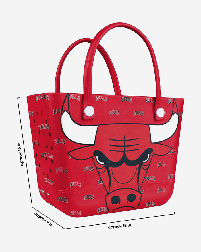 Chicago Bulls Big Logo Mini Print Tailgate Tote Bag FOCO - FOCO.com