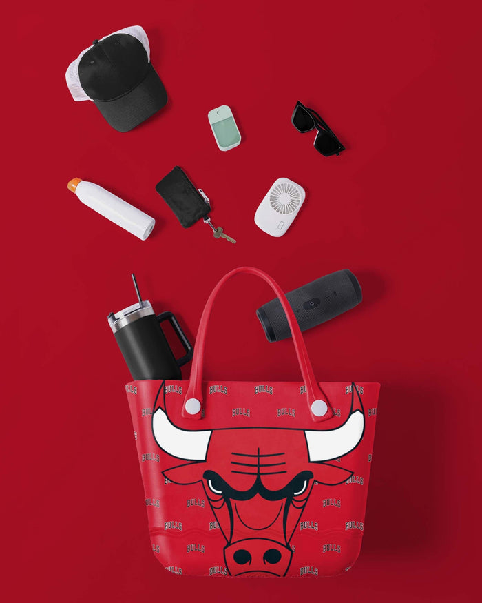 Chicago Bulls Big Logo Mini Print Tailgate Tote Bag FOCO - FOCO.com