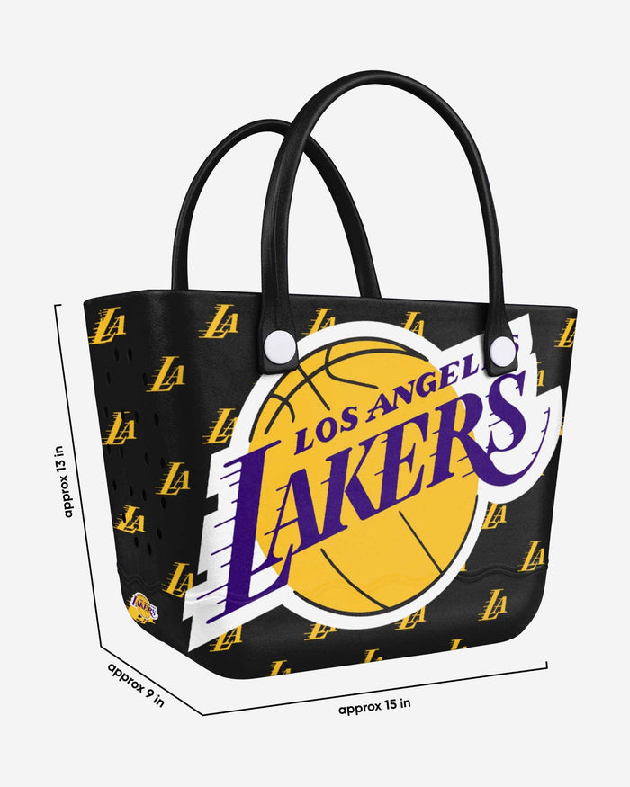 Los Angeles Lakers Big Logo Mini Print Tailgate Tote Bag FOCO - FOCO.com