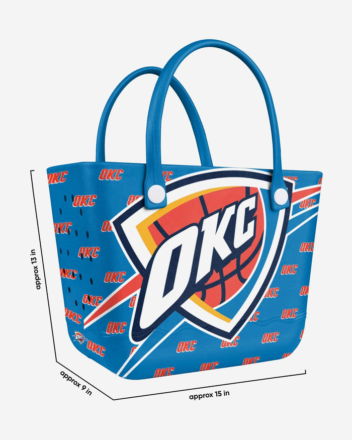 Oklahoma City Thunder Big Logo Mini Print Tailgate Tote Bag FOCO - FOCO.com