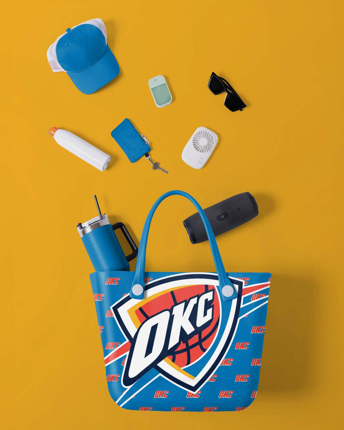 Oklahoma City Thunder Big Logo Mini Print Tailgate Tote Bag FOCO - FOCO.com