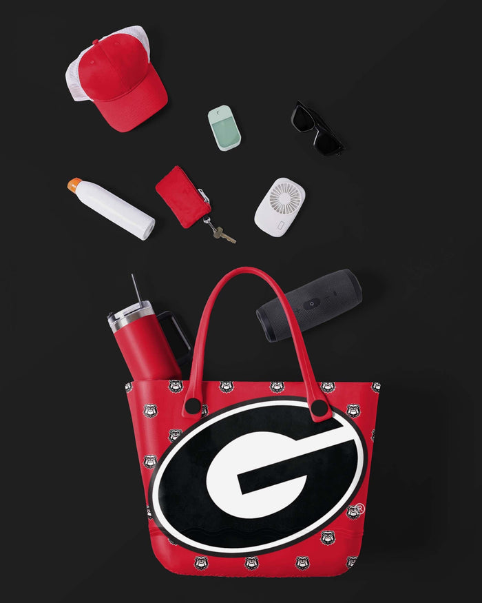 Georgia Bulldogs Big Logo Mini Print Tailgate Tote Bag FOCO - FOCO.com