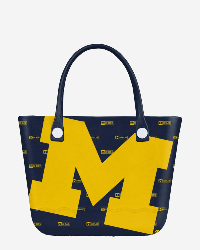 Michigan Wolverines Big Logo Mini Print Tailgate Tote Bag FOCO - FOCO.com