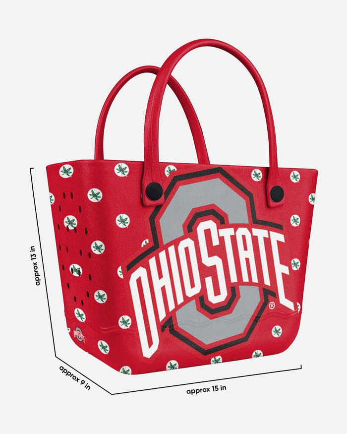 Ohio State Buckeyes Big Logo Mini Print Tailgate Tote Bag FOCO - FOCO.com