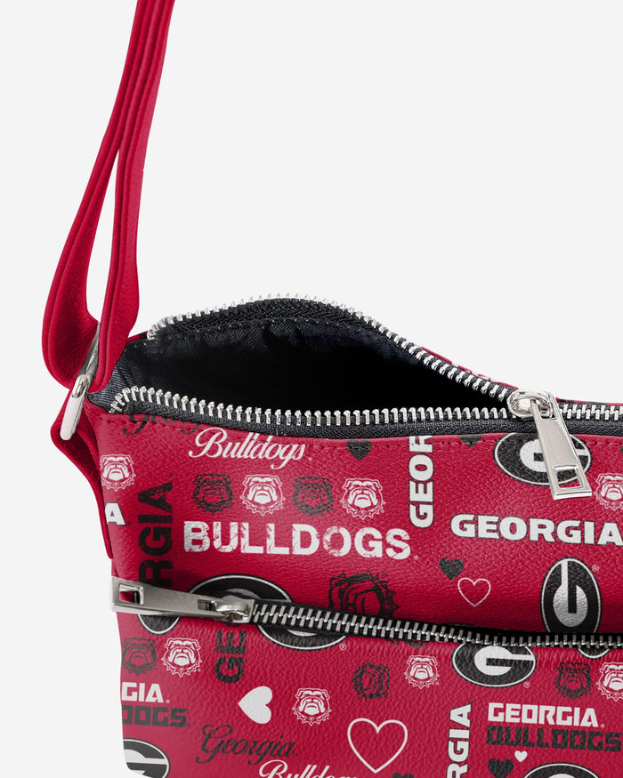 Georgia Bulldogs Logo Love Crossbody Purse FOCO - FOCO.com