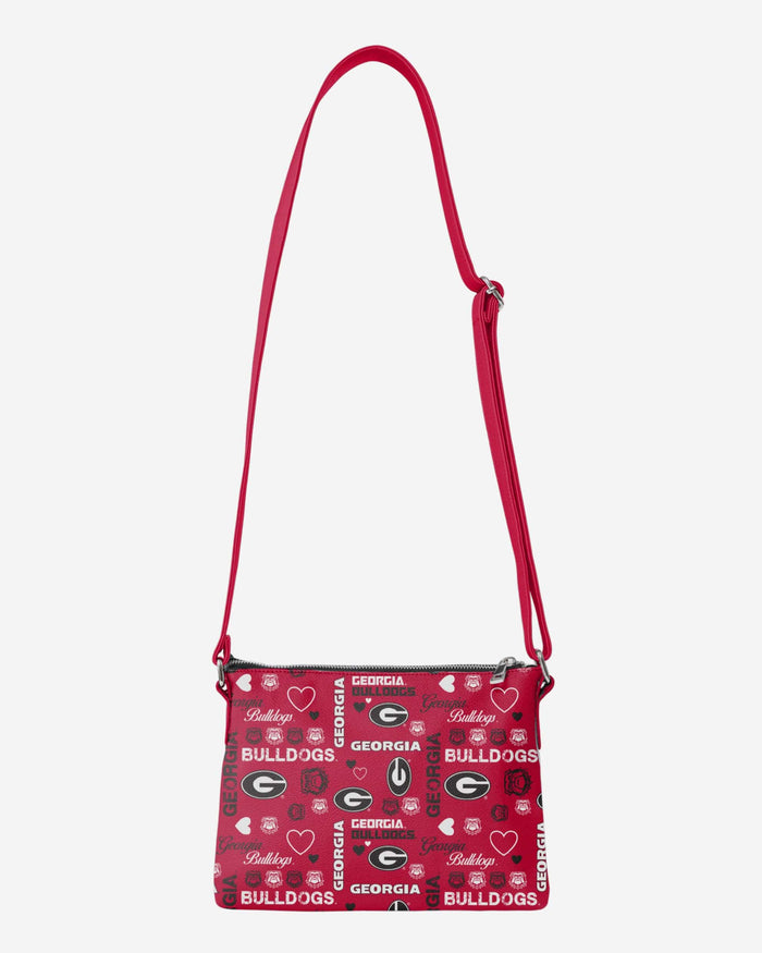 Georgia Bulldogs Logo Love Crossbody Purse FOCO - FOCO.com