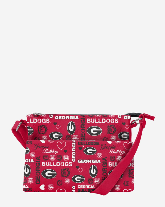 Georgia Bulldogs Logo Love Crossbody Purse FOCO - FOCO.com