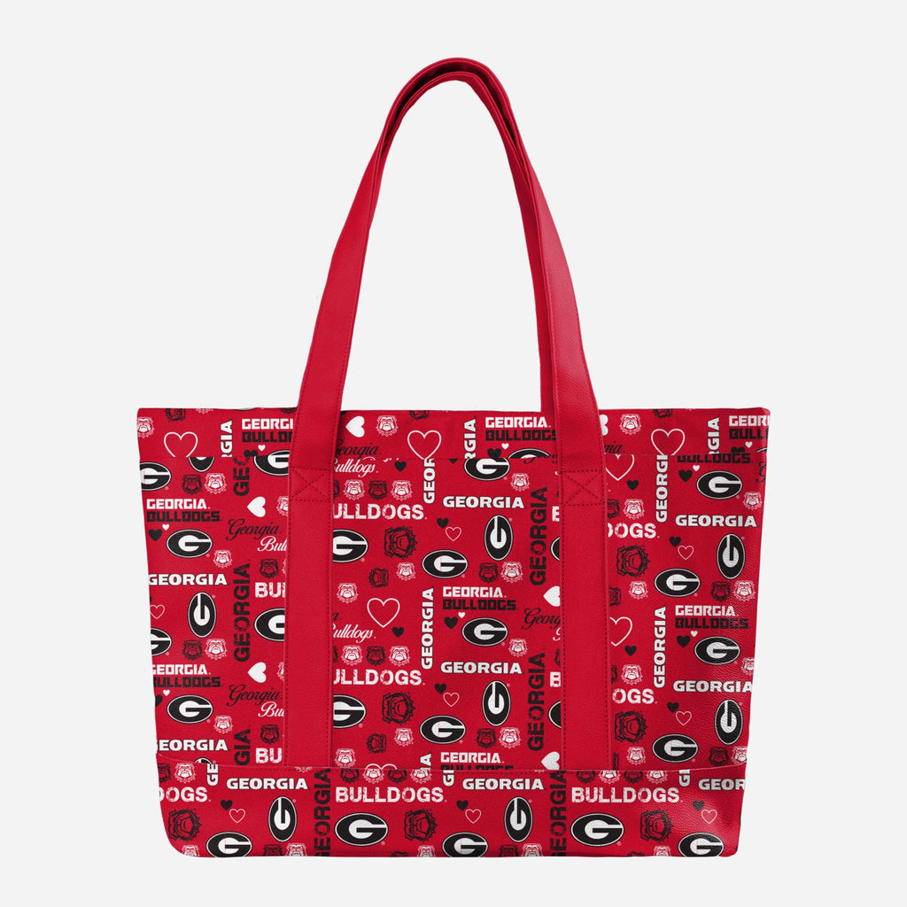 Georgia Bulldogs Logo Love Tote Bag FOCO - FOCO.com