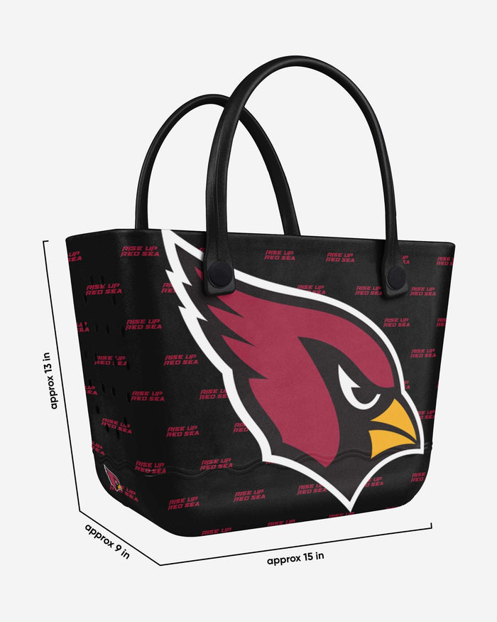 Arizona Cardinals Big Logo Mini Print Tailgate Tote Bag FOCO - FOCO.com