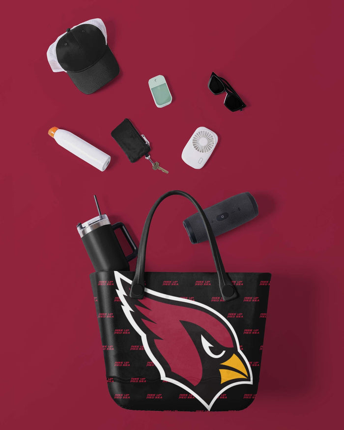Arizona Cardinals Big Logo Mini Print Tailgate Tote Bag FOCO - FOCO.com