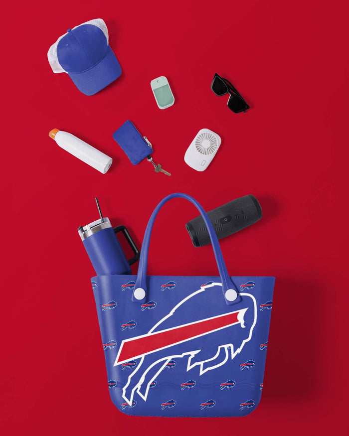 Buffalo Bills Big Logo Mini Print Tailgate Tote Bag FOCO - FOCO.com