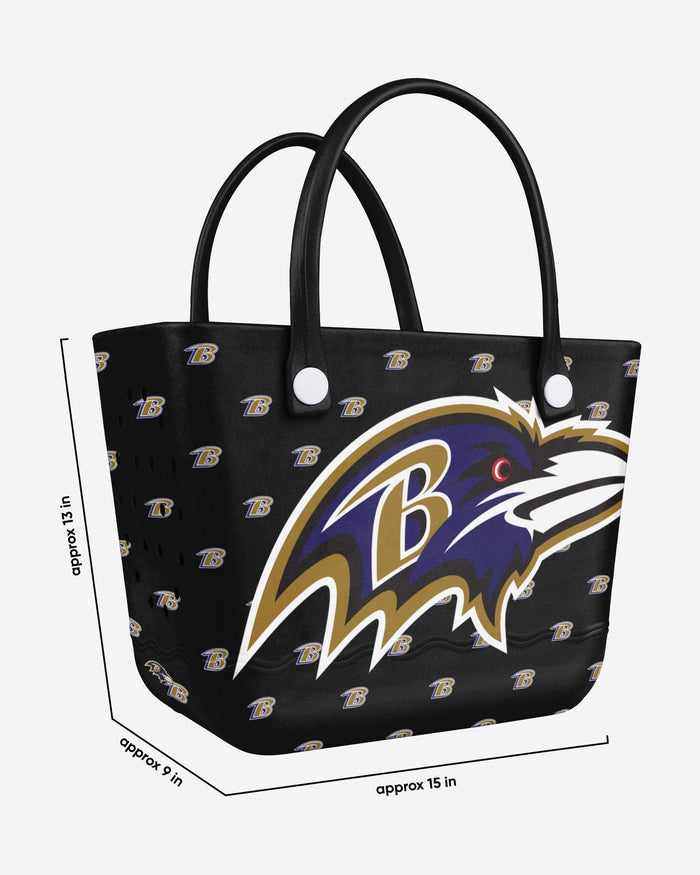 Baltimore Ravens Big Logo Mini Print Tailgate Tote Bag FOCO - FOCO.com