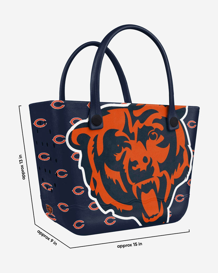 Chicago Bears Big Logo Mini Print Tailgate Tote Bag FOCO - FOCO.com
