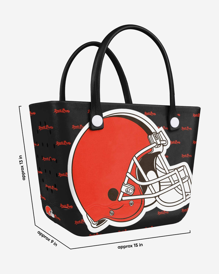 Cleveland Browns Big Logo Mini Print Tailgate Tote Bag FOCO - FOCO.com