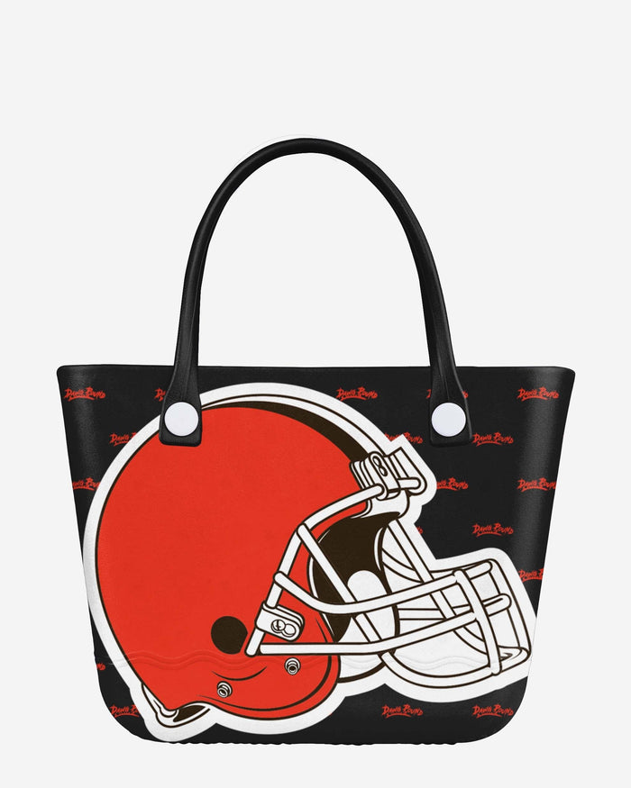 Cleveland Browns Big Logo Mini Print Tailgate Tote Bag FOCO - FOCO.com