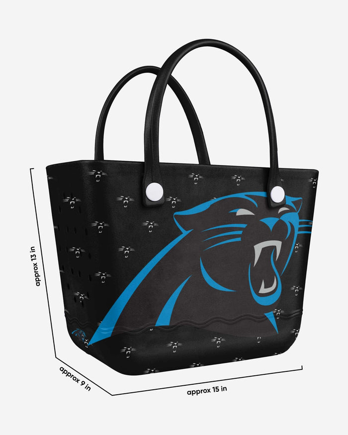 Carolina Panthers Big Logo Mini Print Tailgate Tote Bag FOCO - FOCO.com