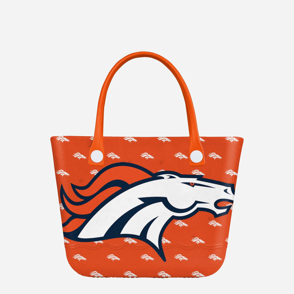 Denver Broncos Big Logo Mini Print Tailgate Tote Bag FOCO - FOCO.com
