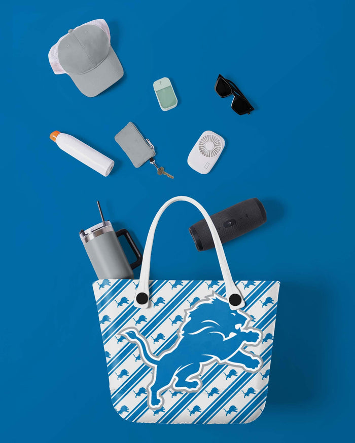 Detroit Lions Big Logo Mini Print Tailgate Tote Bag FOCO - FOCO.com