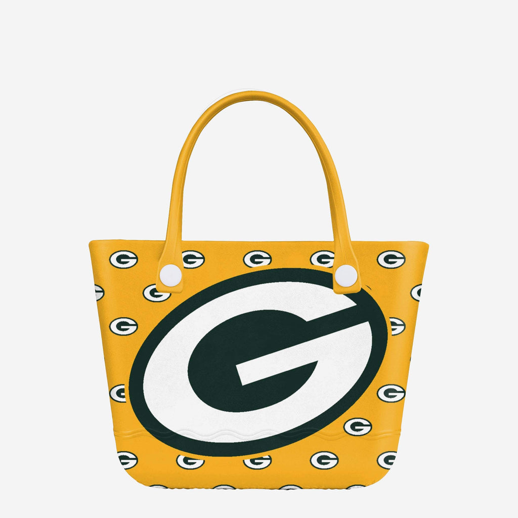 Green Bay Packers Big Logo Mini Print Tailgate Tote Bag FOCO - FOCO.com