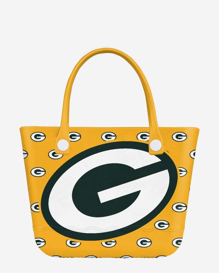Green Bay Packers Big Logo Mini Print Tailgate Tote Bag FOCO - FOCO.com