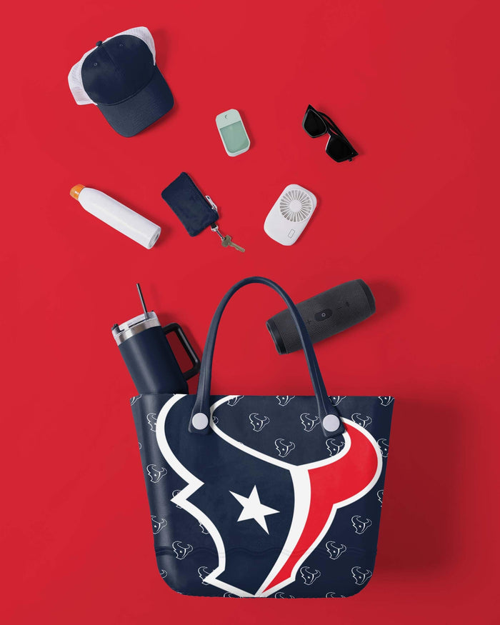 Houston Texans Big Logo Mini Print Tailgate Tote Bag FOCO - FOCO.com