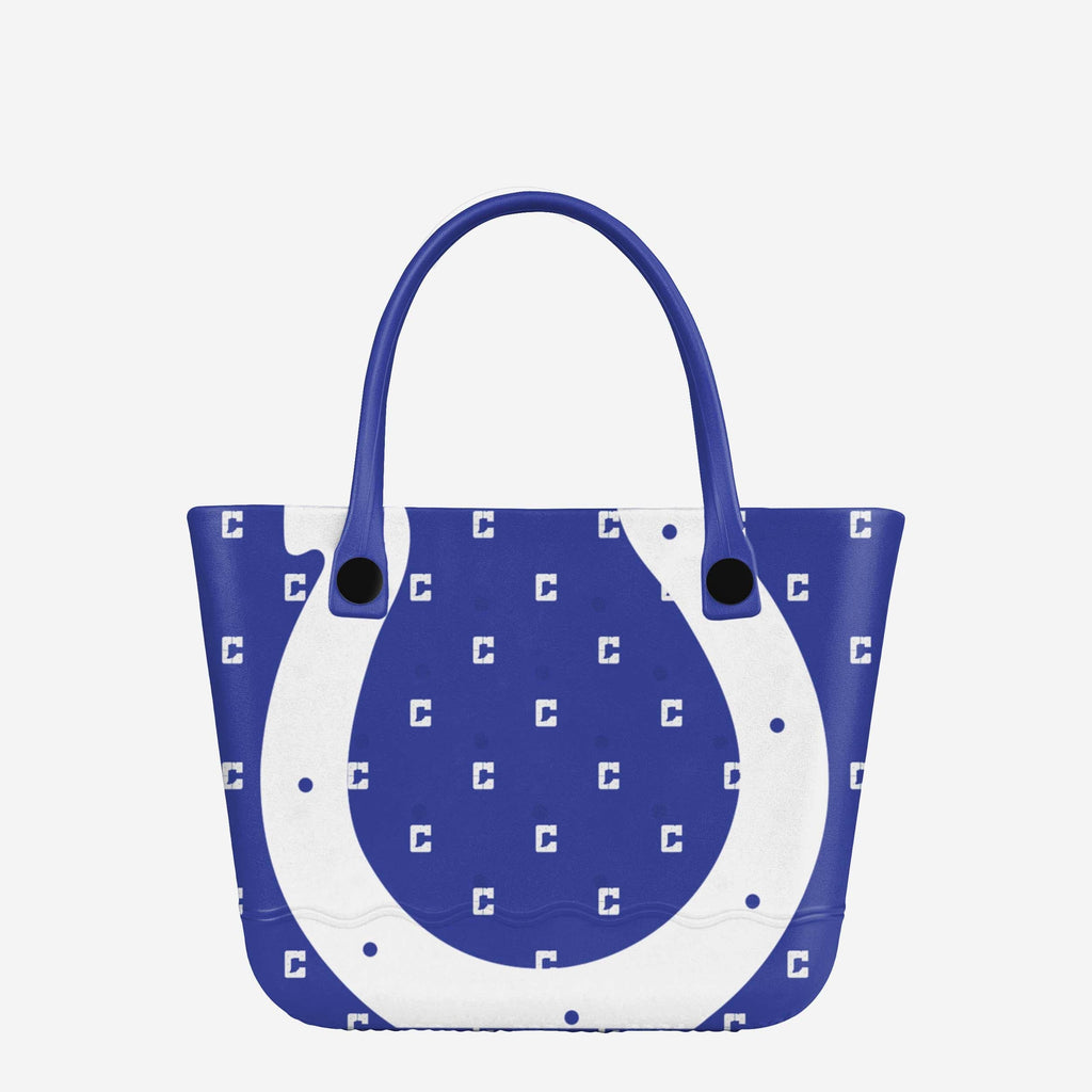 Indianapolis Colts Big Logo Mini Print Tailgate Tote Bag FOCO - FOCO.com