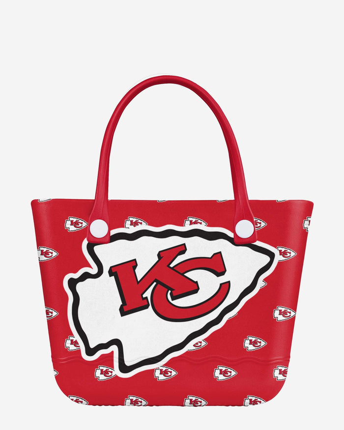 Kansas City Chiefs Big Logo Mini Print Tailgate Tote Bag FOCO - FOCO.com