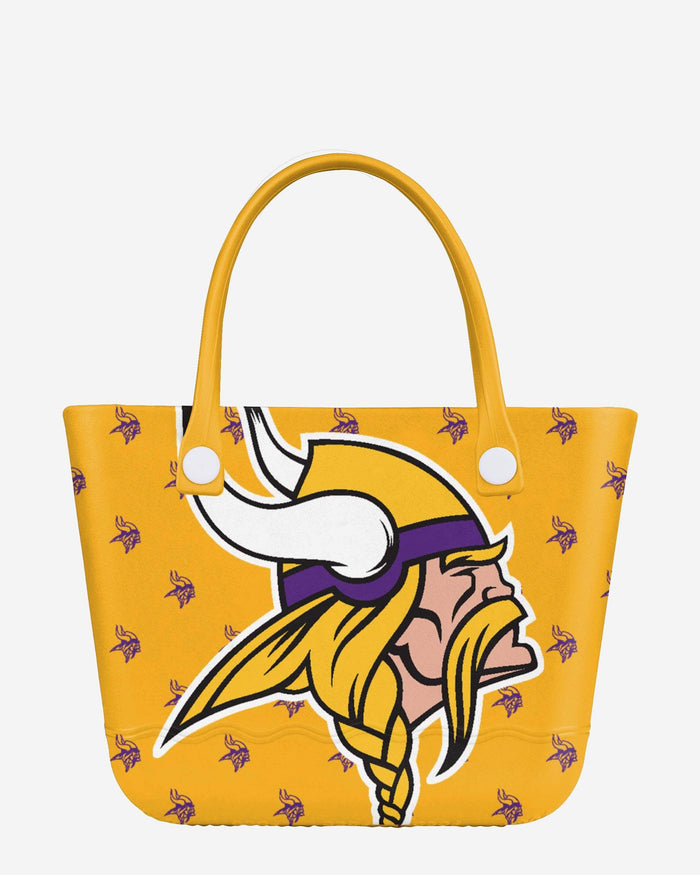 Minnesota Vikings Big Logo Mini Print Tailgate Tote Bag FOCO - FOCO.com
