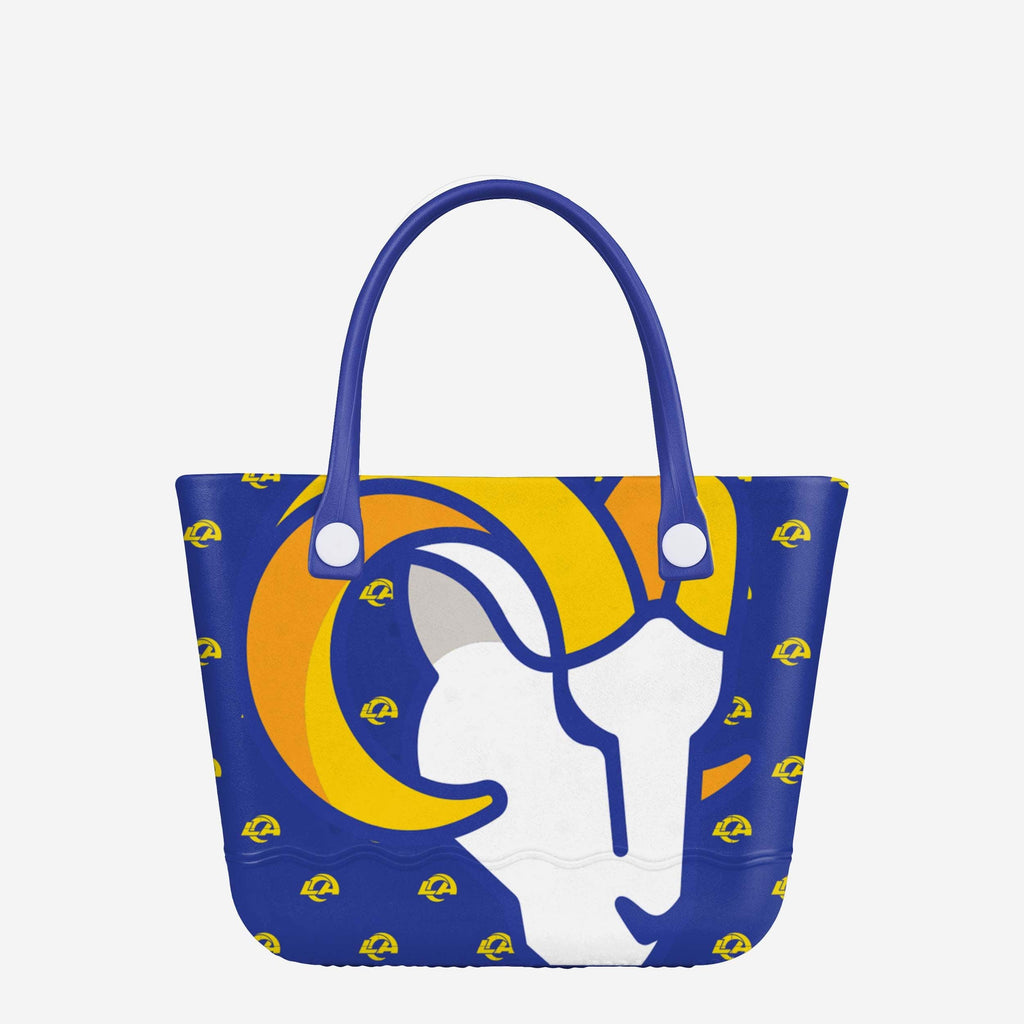 Los Angeles Rams Big Logo Mini Print Tailgate Tote Bag FOCO - FOCO.com