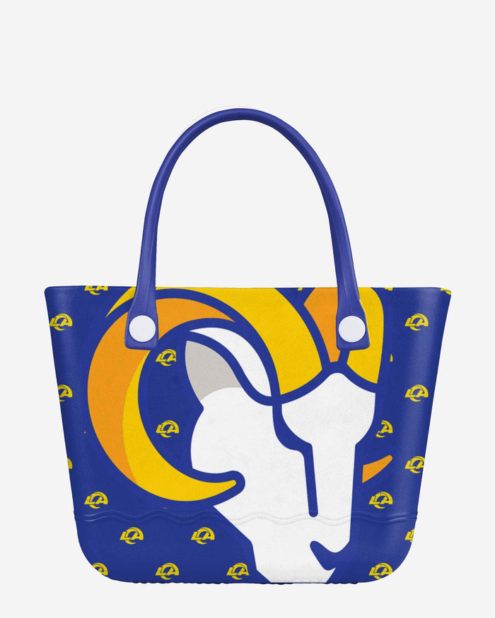 Los Angeles Rams Big Logo Mini Print Tailgate Tote Bag FOCO - FOCO.com