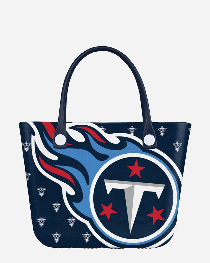 Tennessee Titans Big Logo Mini Print Tailgate Tote Bag FOCO - FOCO.com