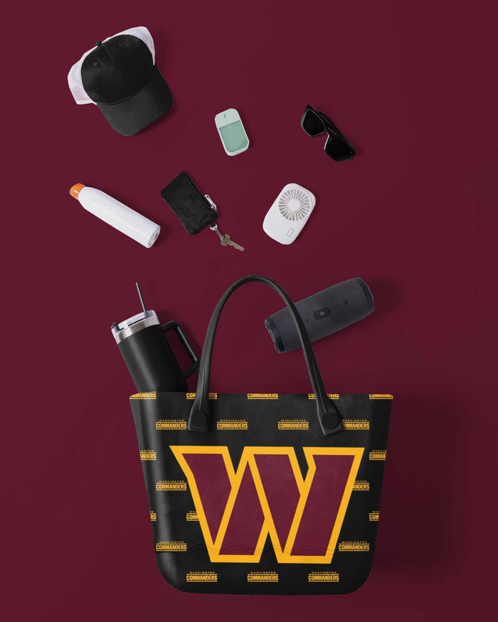 Washington Commanders Big Logo Mini Print Tailgate Tote Bag FOCO - FOCO.com