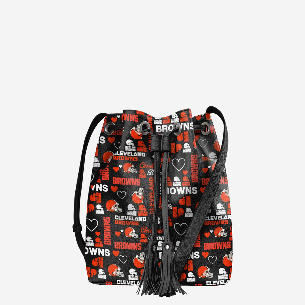 Cleveland Browns Logo Love Cinch Purse FOCO - FOCO.com