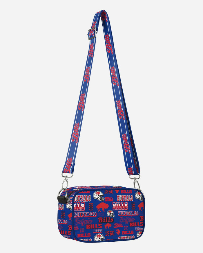 Buffalo Bills Repeat Retro Print Nylon Crossbody Bag FOCO - FOCO.com