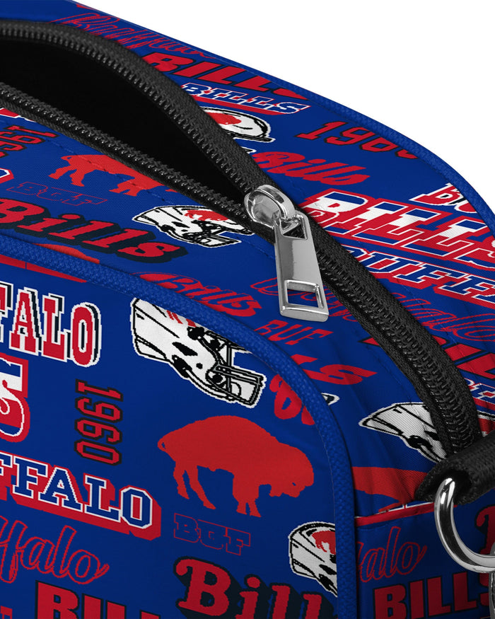 Buffalo Bills Repeat Retro Print Nylon Crossbody Bag FOCO - FOCO.com
